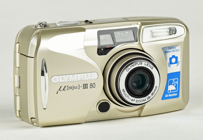 Page de l'Olympus Mju III 80